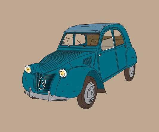 2CV DARK BLUE 1