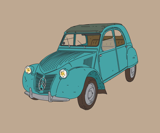 2CV LIGHT BLUE 1