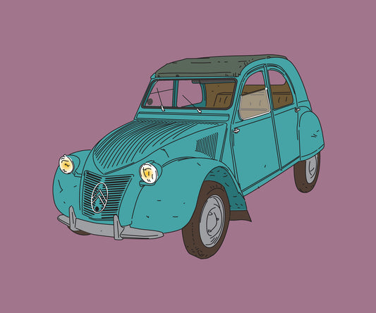 2CV LIGHT BLUE 2