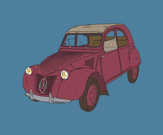 2CV BURGUNDY 1