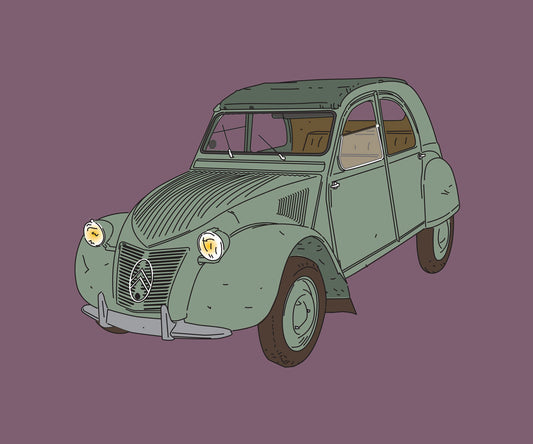 2CV LIGHT GREEN 1