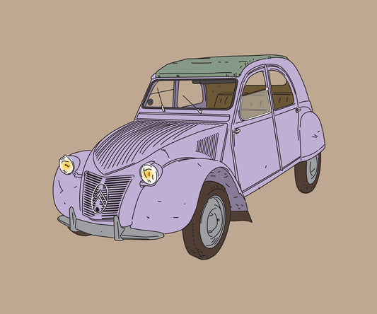 2CV LIGHT MAUVE 1