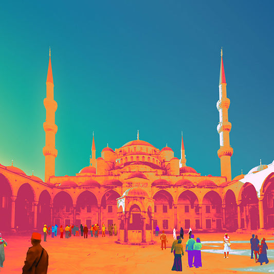 BLUE MOSQUE AT DAWN