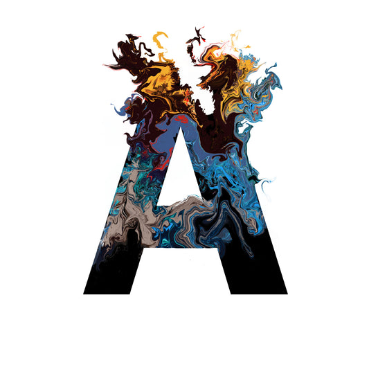 'WILD A' From the Wild Alphabet.