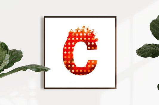 'WILD C' From the Wild Alphabet.