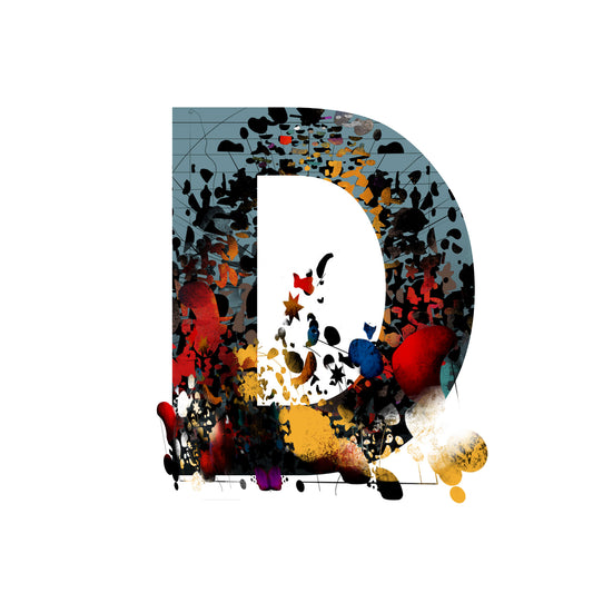 'WILD D' From the Wild Alphabet.