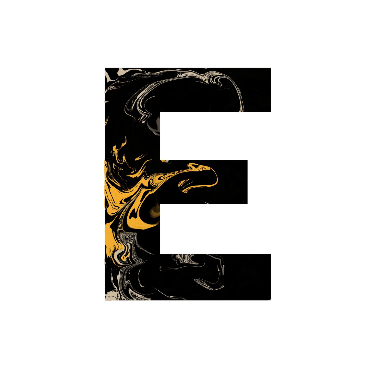 'BLACK E' Canvas