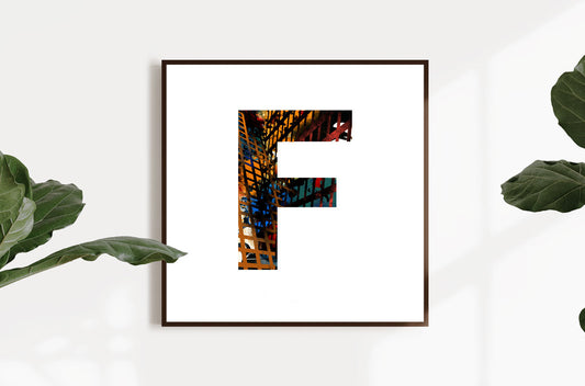 'WILD F' From the Wild Alphabet.