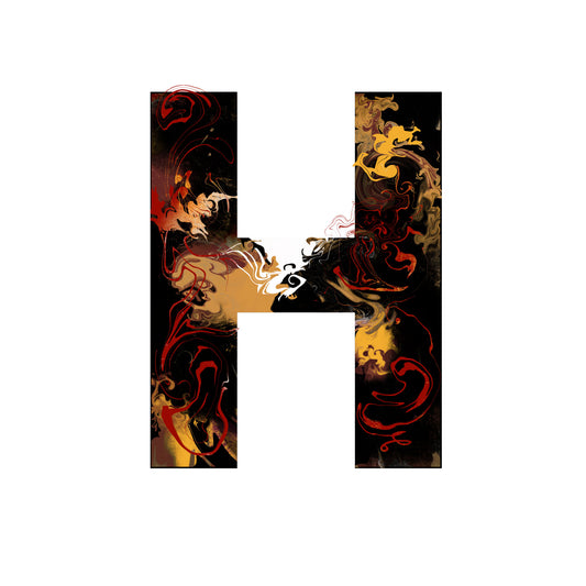 'WILD H' From the Wild Alphabet.