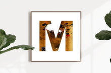 Load image into Gallery viewer, &#39;WILD M&#39; From the Wild Alphabet.
