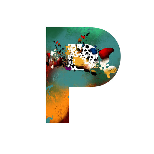 'WILD P' From the Wild Alphabet.