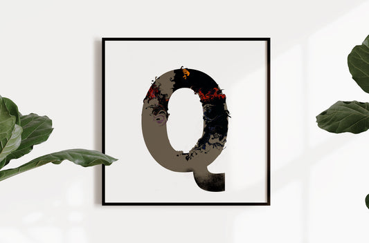 'WILD Q' From the Wild Alphabet.