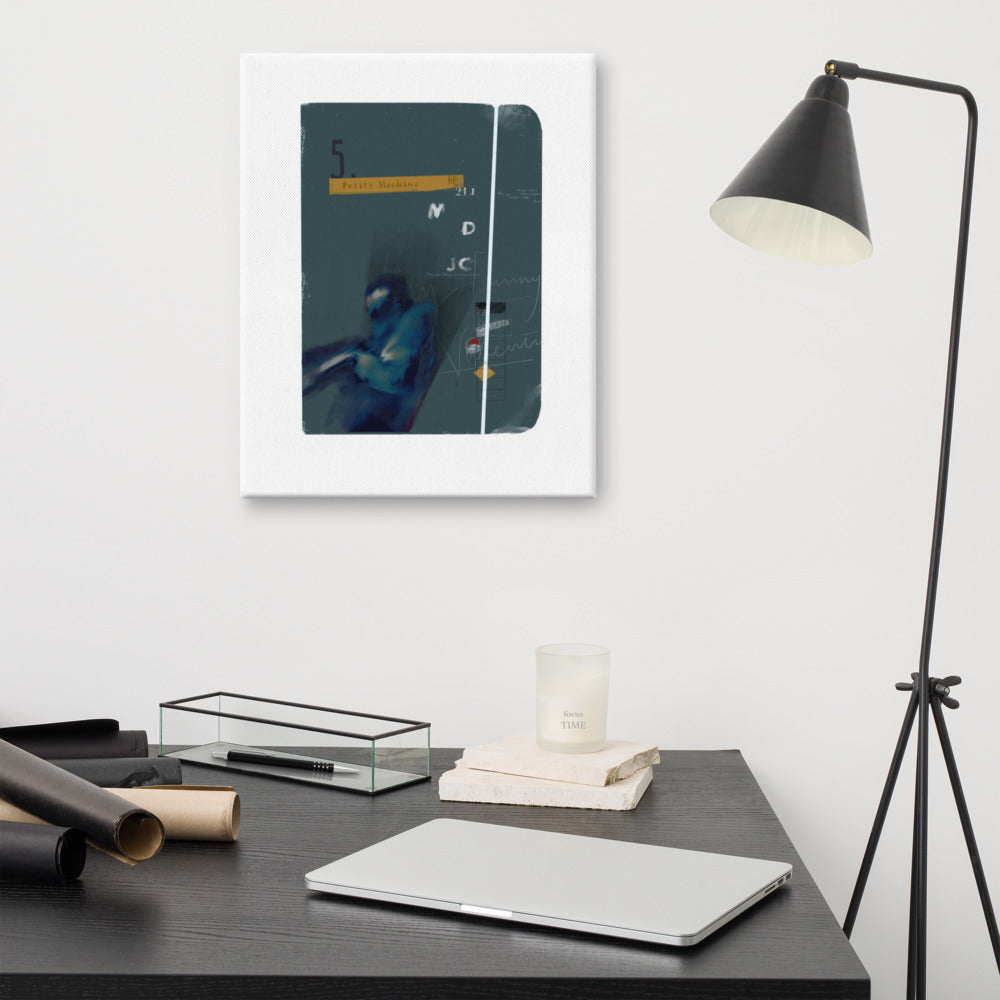 ‘PETITS MACHINS (DARK)’ Canvas