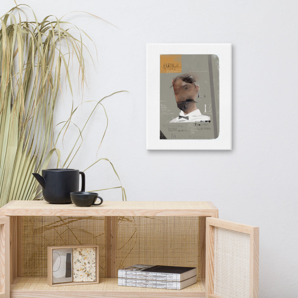 ‘FRENCH MONEY’ Canvas