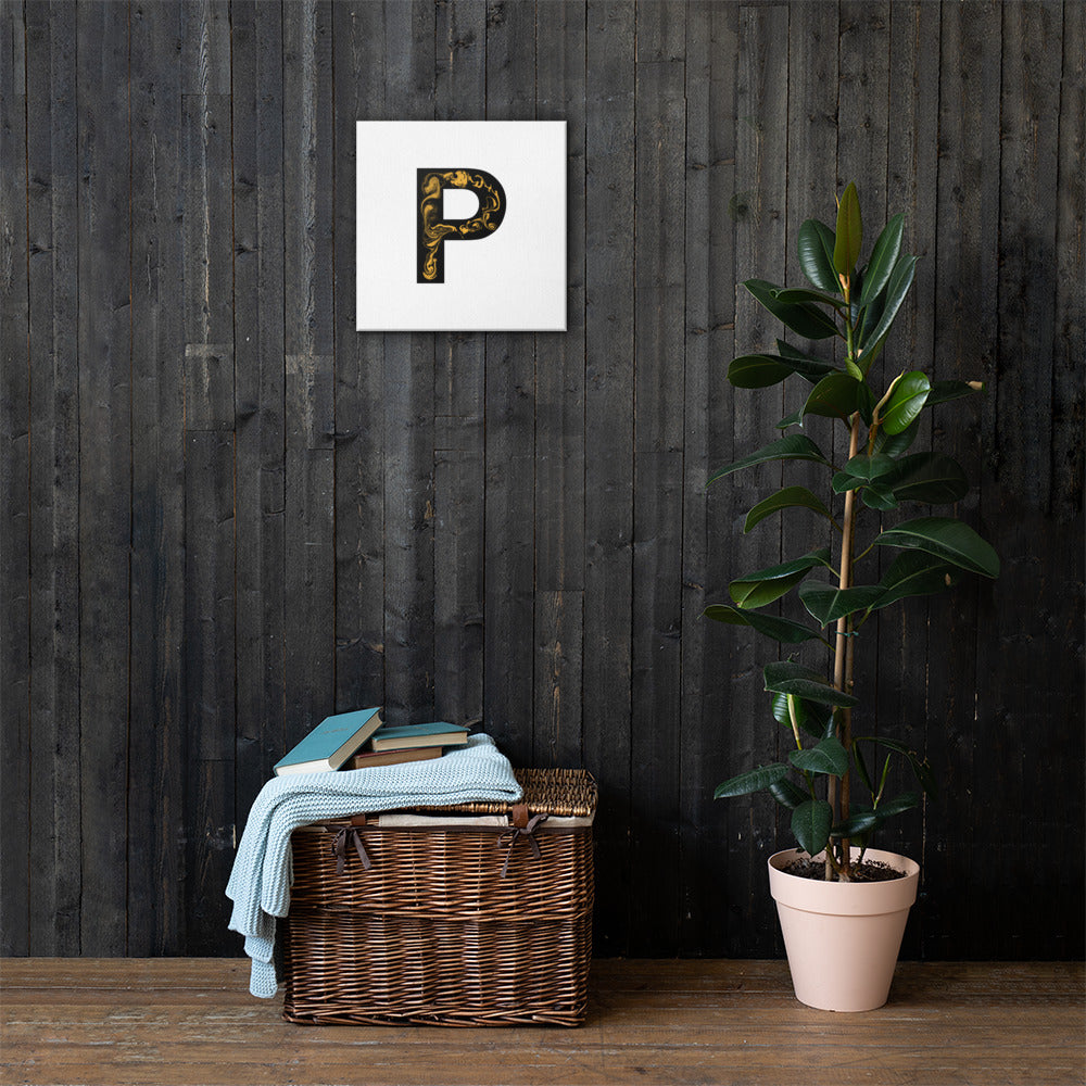 'BLACK P' Canvas