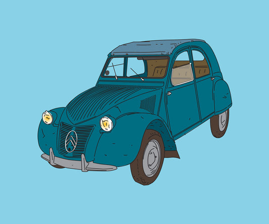 2CV DARK BLUE 2