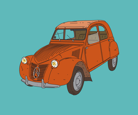 2CV ORANGE 1