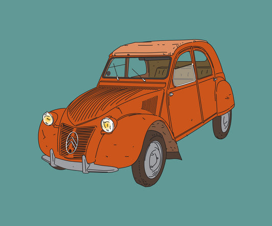 2CV ORANGE 2