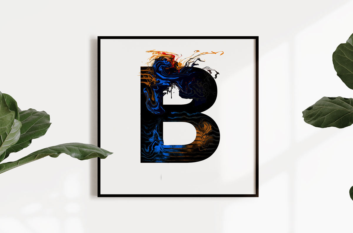 'WILD B' From the Wild Alphabet.