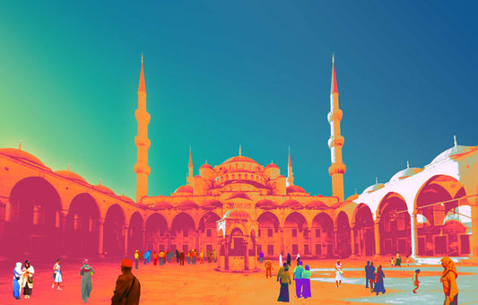 BLUE MOSQUE AT DAWN