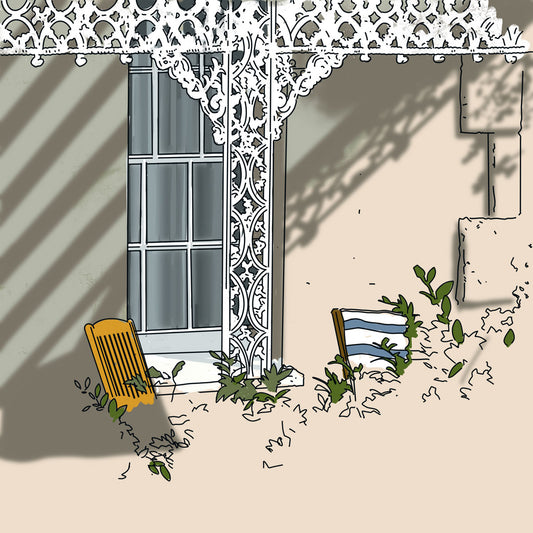 GREEN GLASS OF HOME Canvas