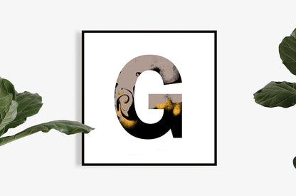 'WILD G' From the Wild Alphabet.