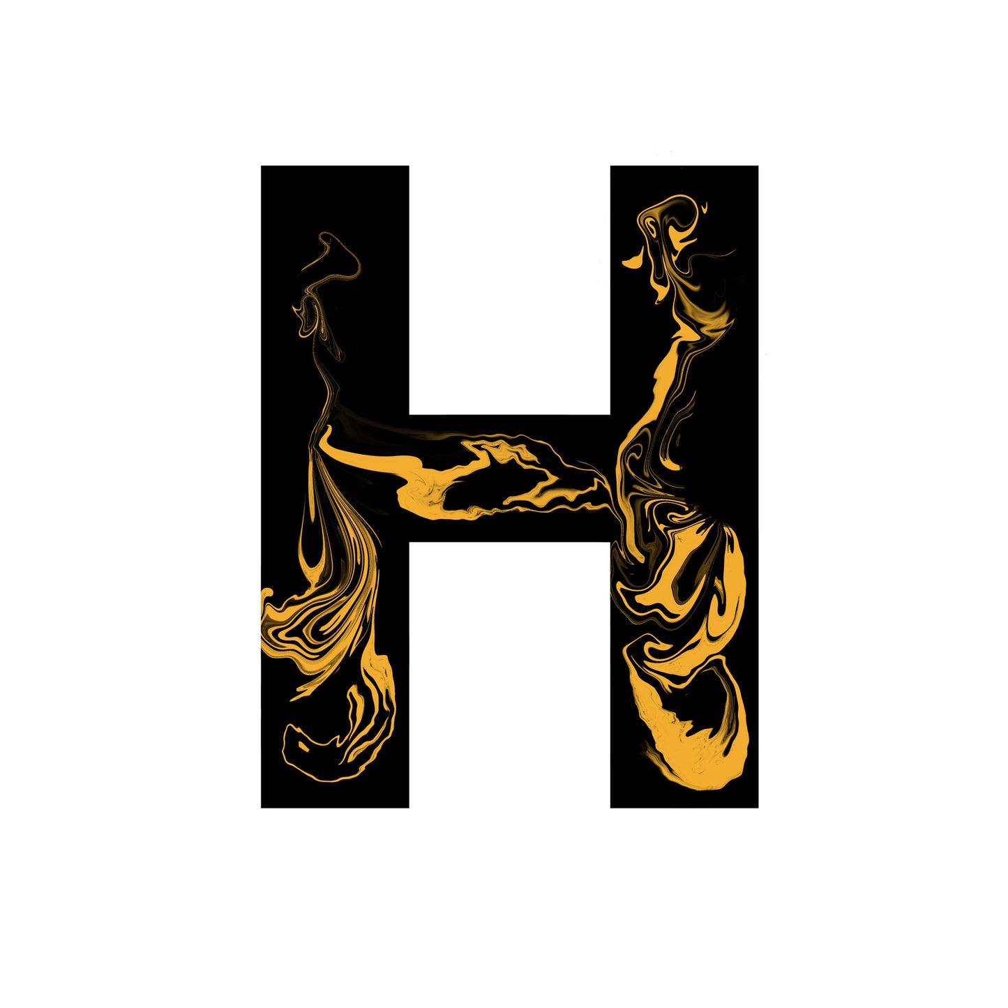 'BLACK H' Canvas