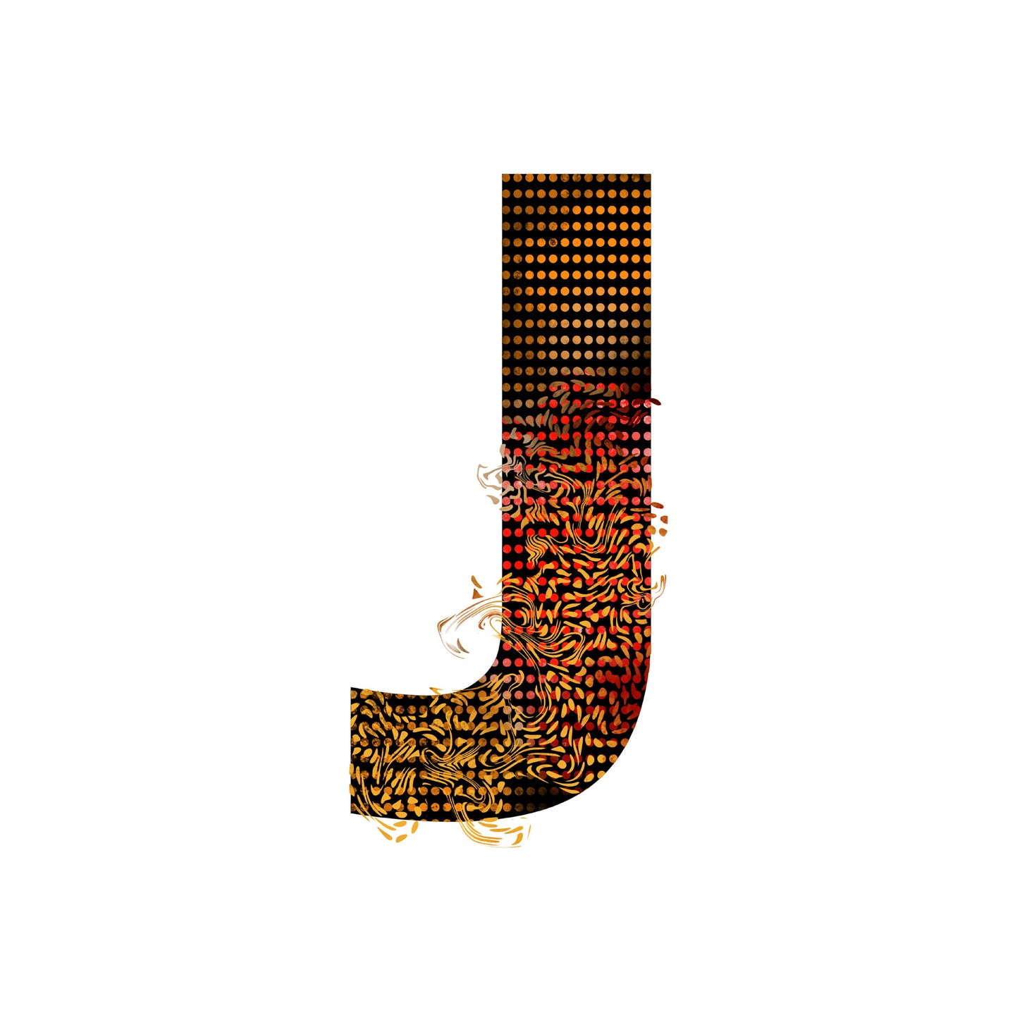 'WILD J' From the Wild Alphabet.