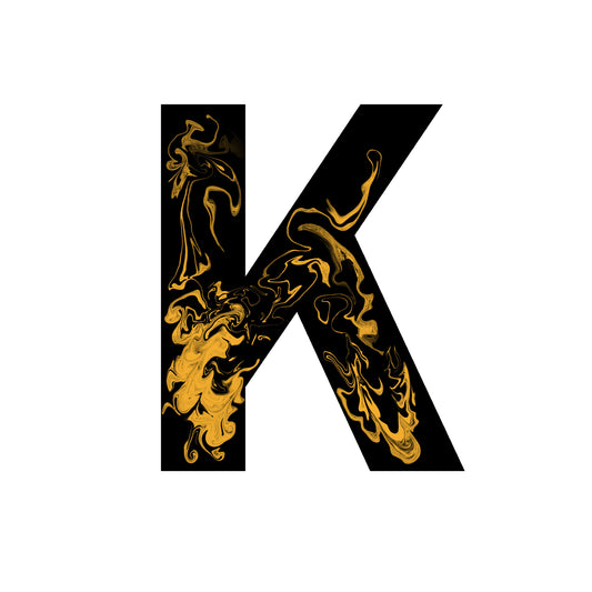 'BLACK K'  Canvas