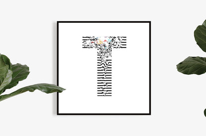 'WILD T' From the Wild Alphabet.