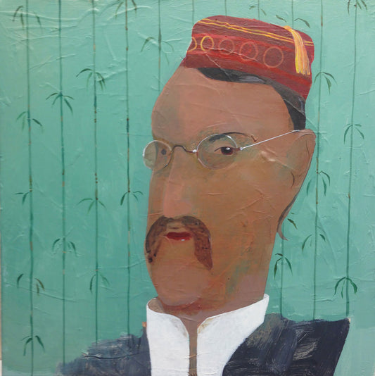 UNCLE BERTIE IN THE JUNGLE Canvas