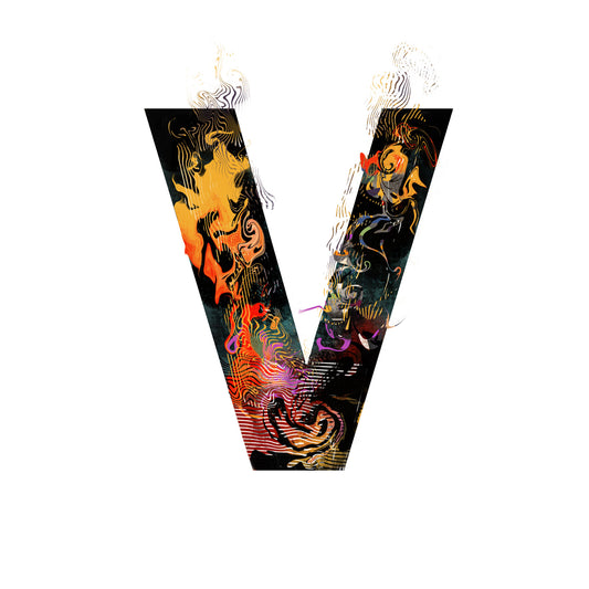 'WILD V' From the Wild Alphabet.