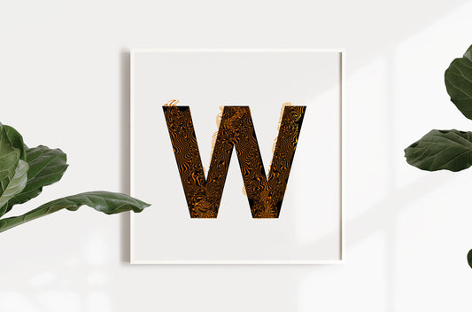 'WILD W' From the Wild Alphabet.