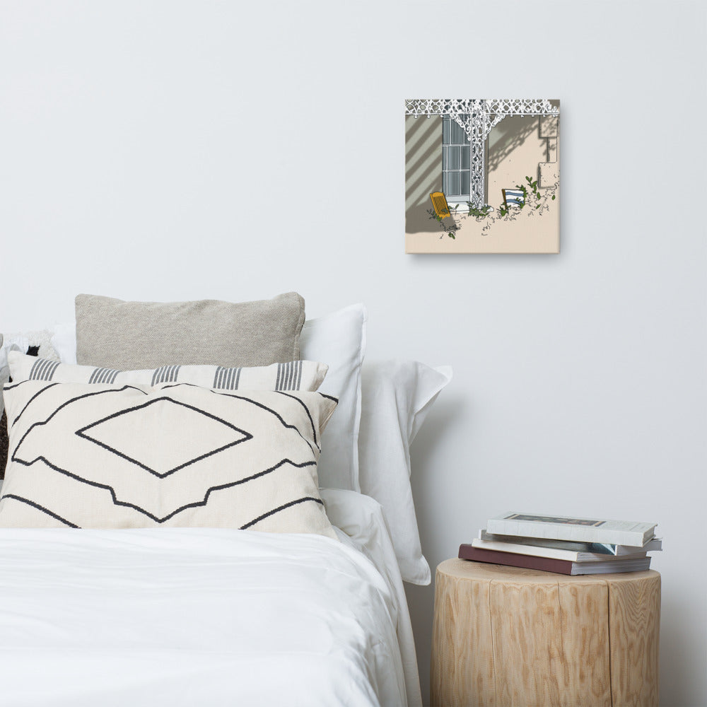 GREEN GLASS OF HOME Canvas