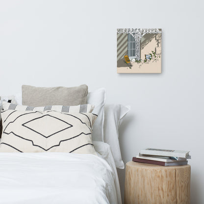 GREEN GLASS OF HOME Canvas