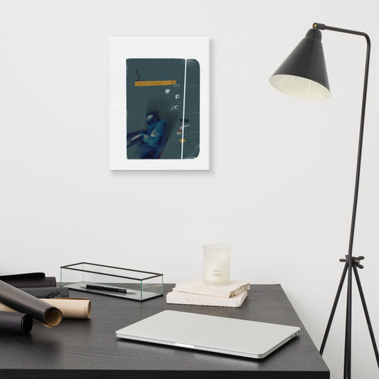 ‘PETITS MACHINS (DARK)’ Canvas