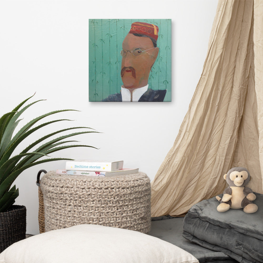 UNCLE BERTIE IN THE JUNGLE Canvas