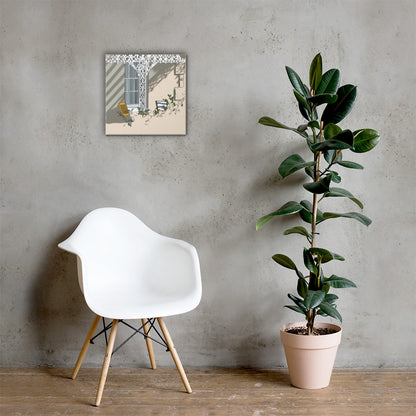 GREEN GLASS OF HOME Canvas