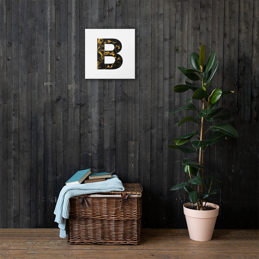 'BLACK B'  Canvas