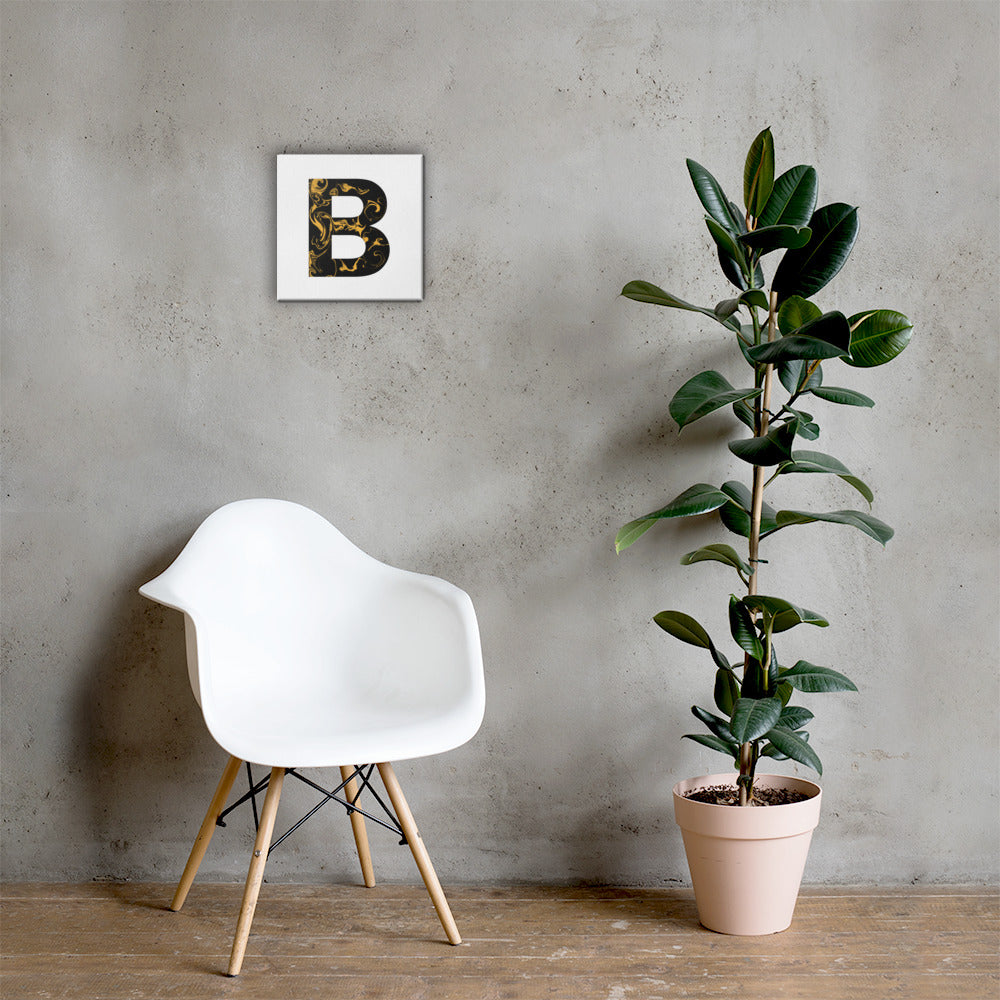 'BLACK B'  Canvas