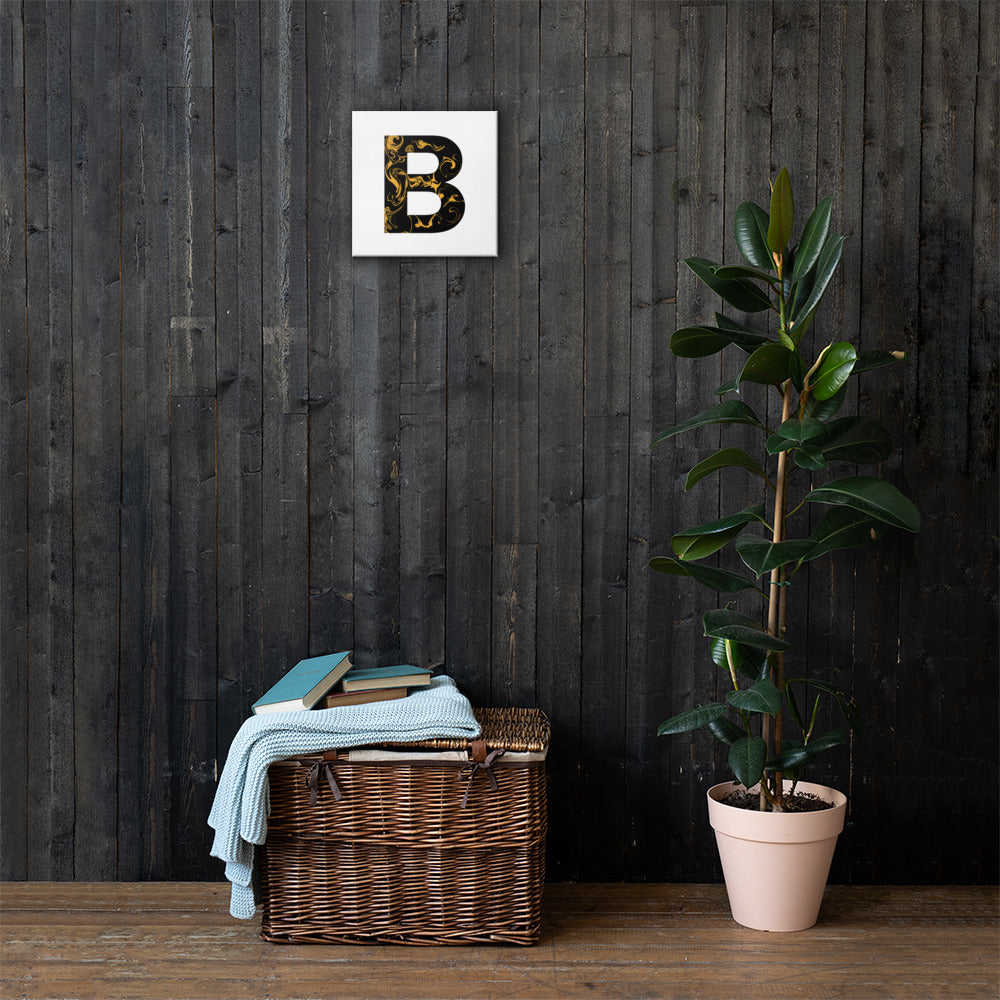 'BLACK B'  Canvas