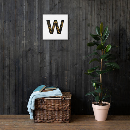 'BLACK W' Canvas