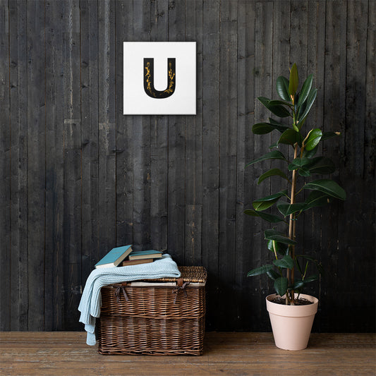 'BLACK U'  Canvas