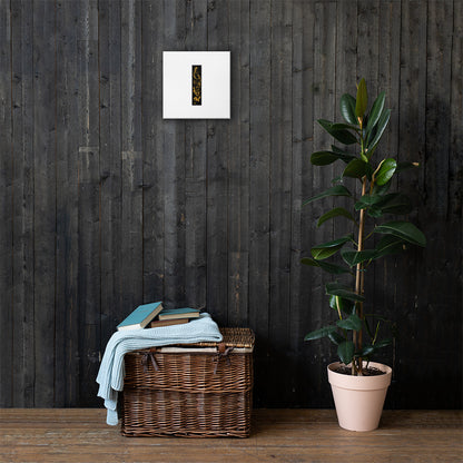 'BLACK I' Canvas