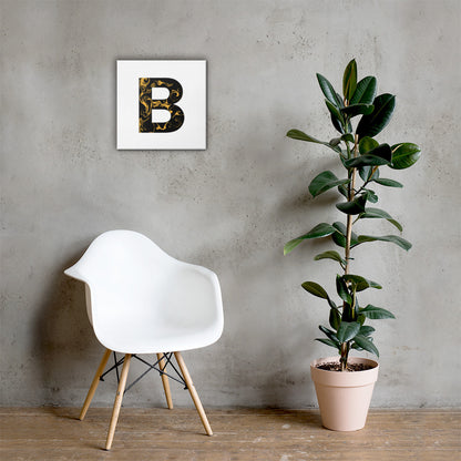 'BLACK B'  Canvas